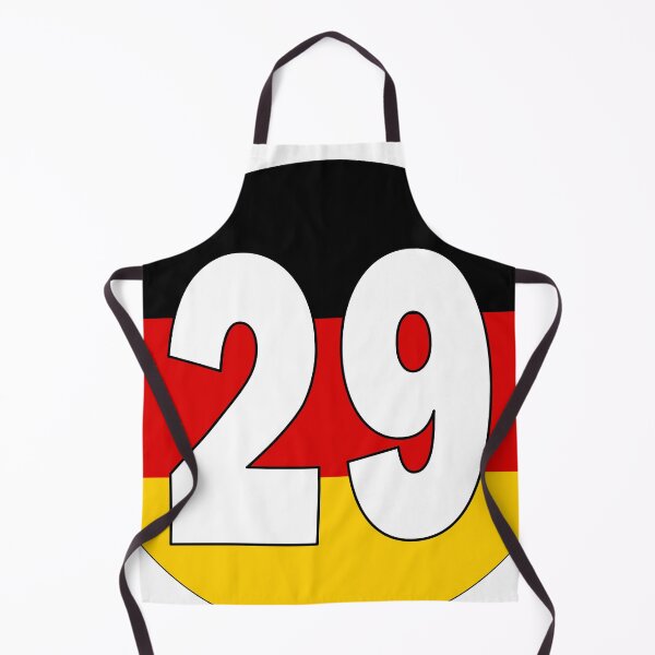 Item preview, Number 29 with Germany flag on the background designed and sold by AllShirts21.