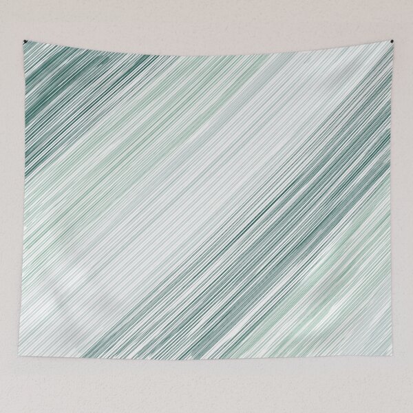 Item preview, Blue and Green Diagonal Line Pattern designed and sold by lorensefcik.