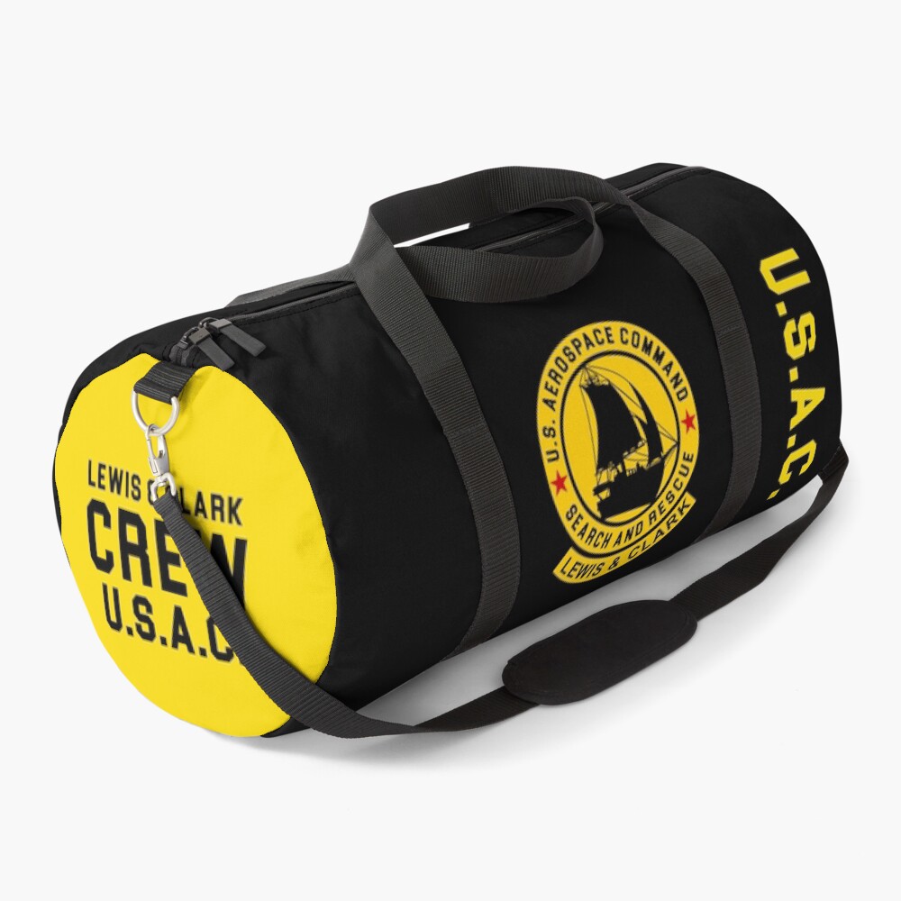 Albert's Dog Lounge Yellow Duffle Bag