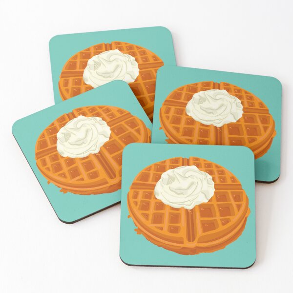 Item preview, Cartoon Waffles and Cream designed and sold by tsfea.