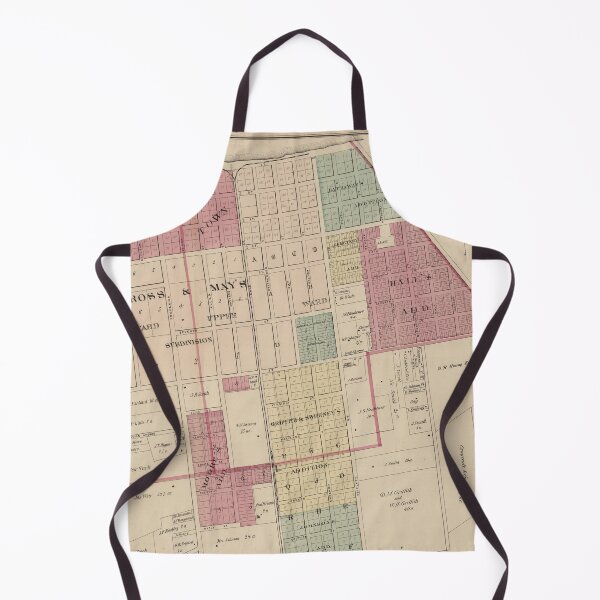 Item preview, Vintage Map of Owensboro KY (1876) designed and sold by BravuraMedia.
