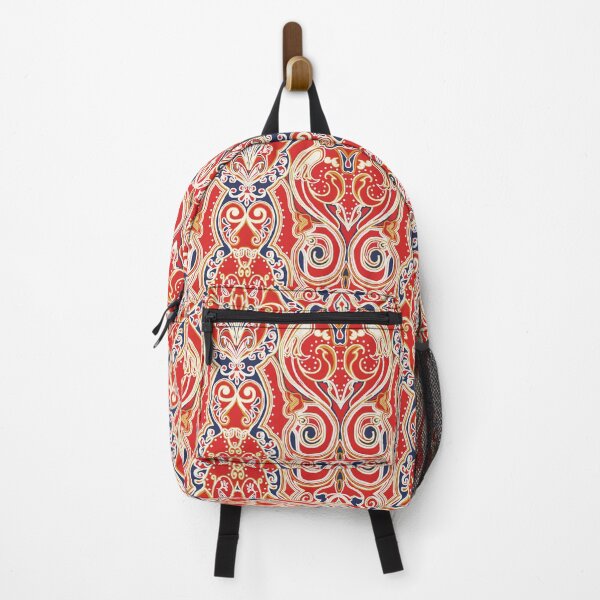 Item preview, Boho Bohemian Chic Red Tribal Ethnic Pattern designed and sold by mythandframe.