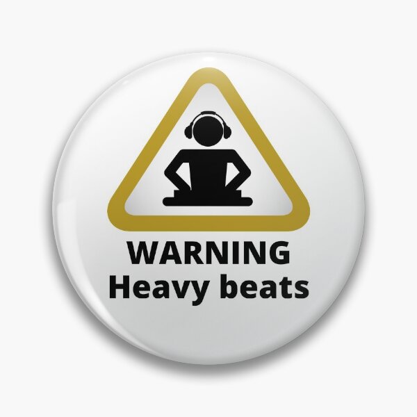 Item preview, Warning Heavy Beats designed and sold by Ndigwan.