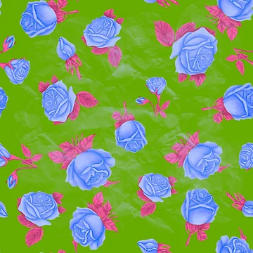 Artwork thumbnail, Neon Roses by marysilverart