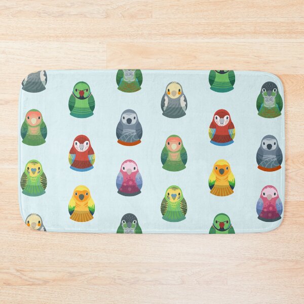 Item preview, Parrot Nesting Doll Pattern designed and sold by KeesKiwi.