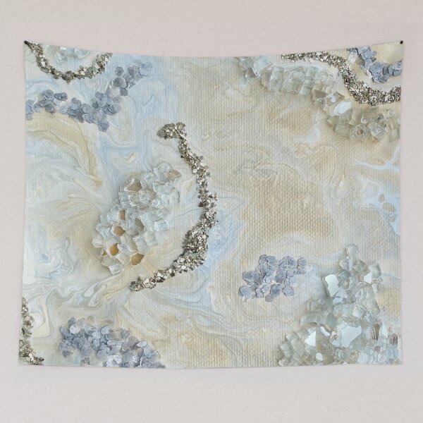 Item preview, Neutral Glam Fluid Abstract Agate Geode Crystal designed and sold by Brushedinbold.