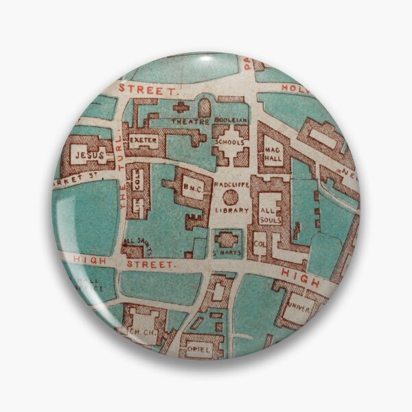 Item preview, Vintage Map of Oxford England (1860) designed and sold by BravuraMedia.