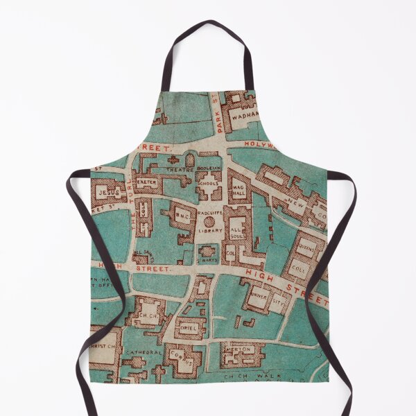 Item preview, Vintage Map of Oxford England (1860) designed and sold by BravuraMedia.