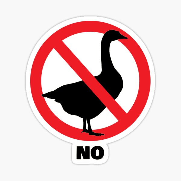 Item preview, No Goose designed and sold by Delfyn Studios.