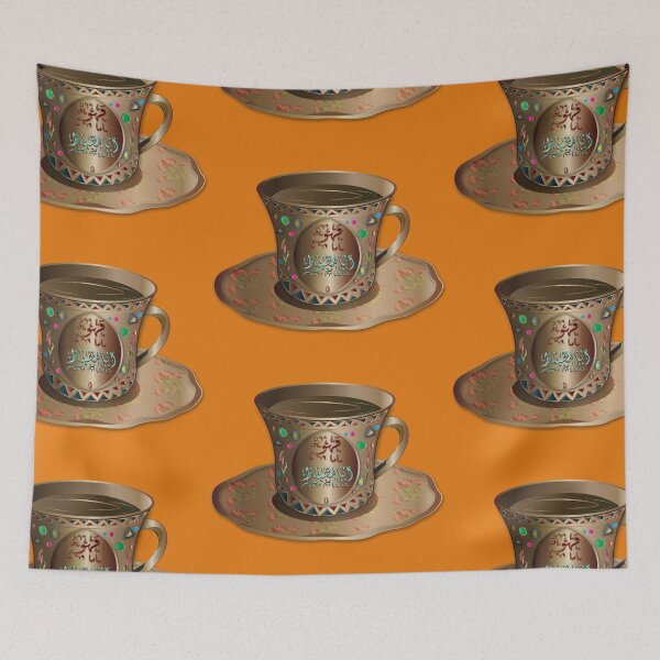 Item preview, Coffee Golden cup with Arabic litters ( Ana Mazbot ) designed and sold by Nobiya.