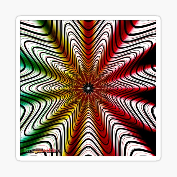 Spearmint Swirl Iray v1 Shadow Illusion Sticker