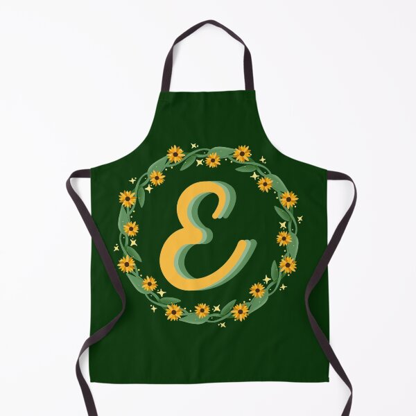 Item preview, Monogram E Sunflower Wreath designed and sold by lulubeeart.