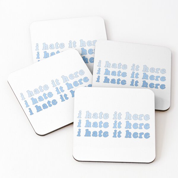 Item preview, i hate it here blue gradient  designed and sold by ashxcoffee.