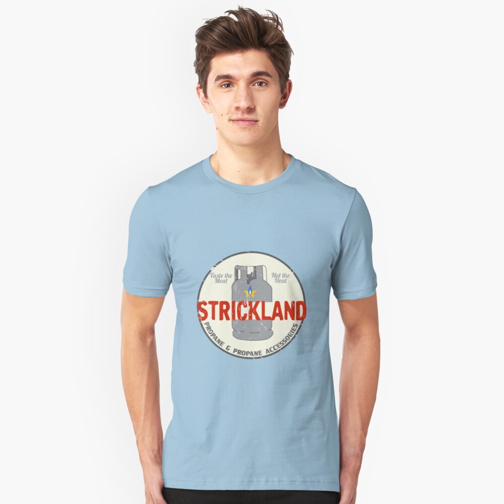 hank hill strickland propane shirt