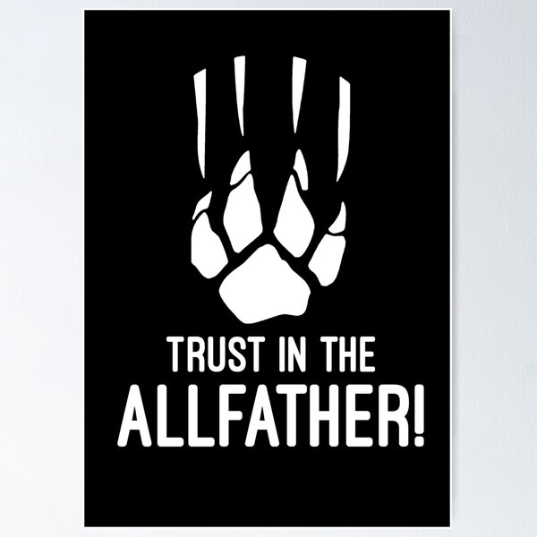 Item preview, Bloodhound - Trust in the Allfather - White designed and sold by Reliman.