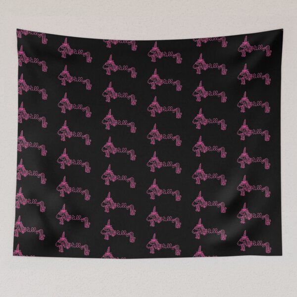 Item preview, Lilly Pink Unicorn Personalized Girl Name designed and sold by JaneApril.