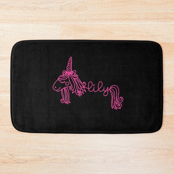 Item preview, Lily Pink Unicorn Personalized Girl Name designed and sold by JaneApril.