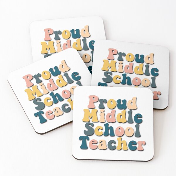 Item preview, Proud Middle School Teacher. designed and sold by kayleetubbs.