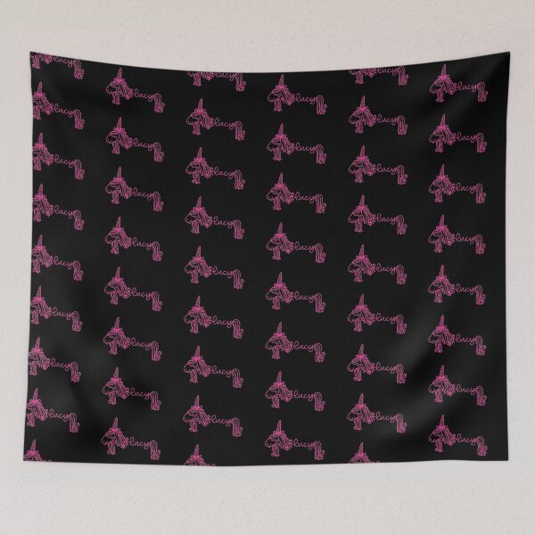 Item preview, Lucy Pink Unicorn Personalized Girl Name designed and sold by JaneApril.