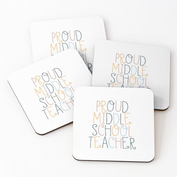 Item preview, Proud Middle School Teacher. designed and sold by kayleetubbs.