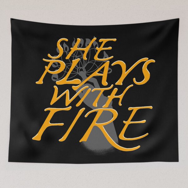 Item preview, She Plays With Fire designed and sold by meleyart.
