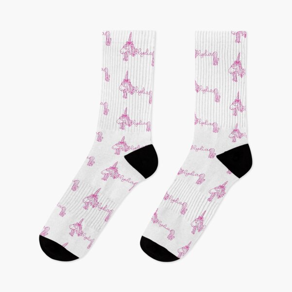 Item preview, Lydia Pink Unicorn Personalized Girl Name designed and sold by JaneApril.