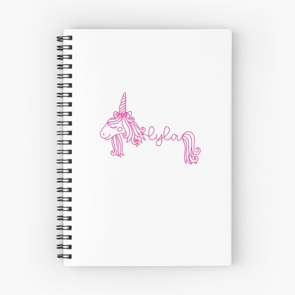 Item preview, Lyla Pink Unicorn Personalized Girl Name designed and sold by JaneApril.
