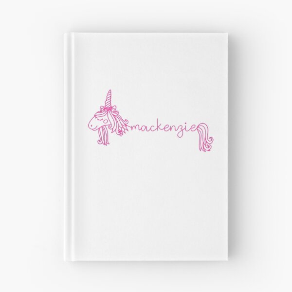 Item preview, Mackenzie Pink Unicorn Personalized Girl Name designed and sold by JaneApril.