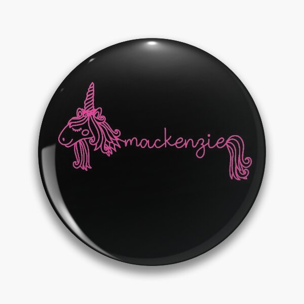 Item preview, Mackenzie Pink Unicorn Personalized Girl Name designed and sold by JaneApril.