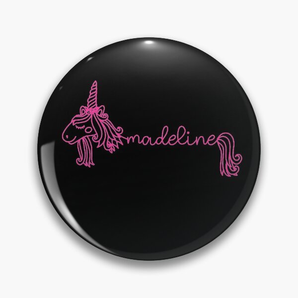Item preview, Madeline Pink Unicorn Personalized Girl Name designed and sold by JaneApril.