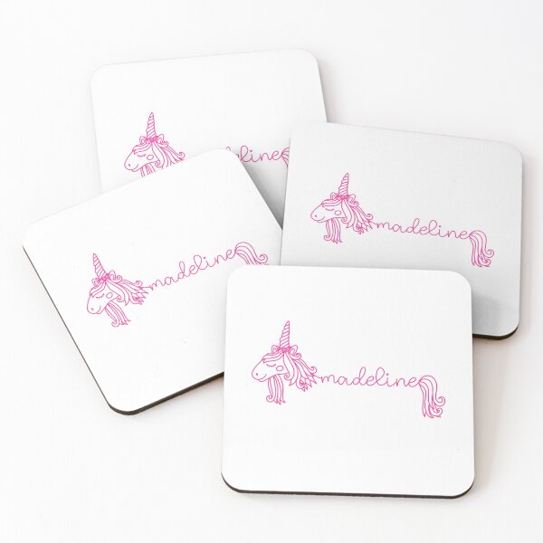 Item preview, Madeline Pink Unicorn Personalized Girl Name designed and sold by JaneApril.