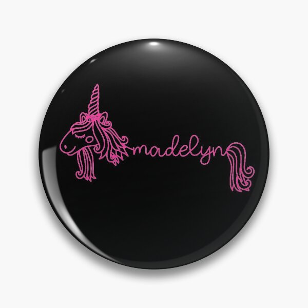 Item preview, Madelyn Pink Unicorn Personalized Girl Name designed and sold by JaneApril.