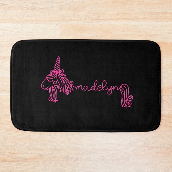 Item preview, Madelyn Pink Unicorn Personalized Girl Name designed and sold by JaneApril.