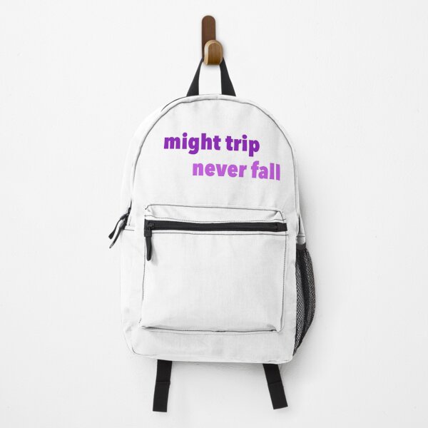 Item preview, might trip never fall sticker designed and sold by brissadesigns.