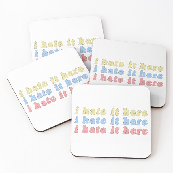Item preview, i hate it here primary colors designed and sold by ashxcoffee.