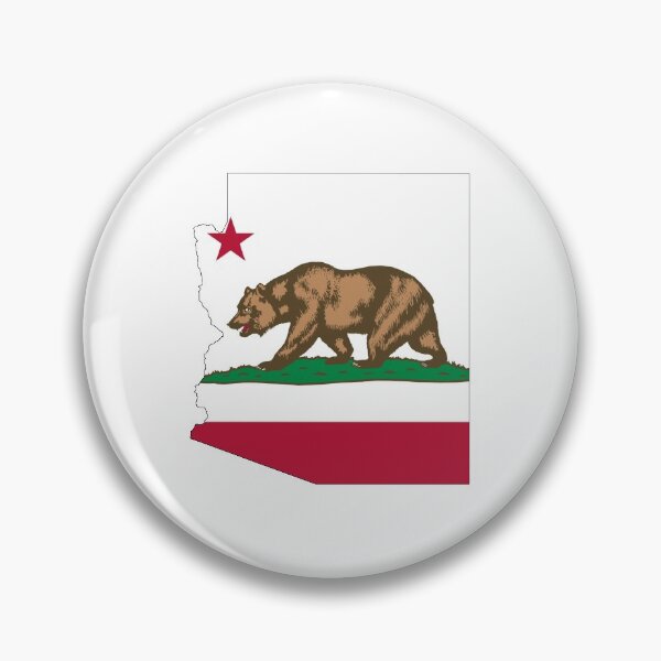 Item preview, California and Arizona Pride: Arizona silhouette with CA flag designed and sold by tshirtsfordays.