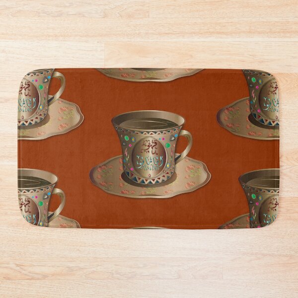 Item preview, Coffee Golden cup with Arabic litters ( Ana Mano ) designed and sold by Nobiya.