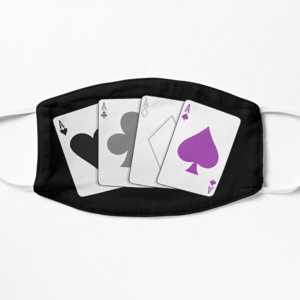 Four of a Kind Ace Pride Flat Mask