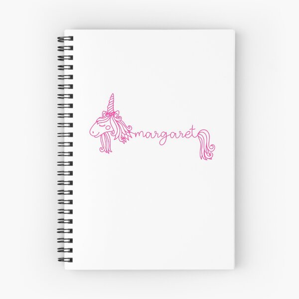 Item preview, Margaret Pink Unicorn Personalized Girl Name designed and sold by JaneApril.