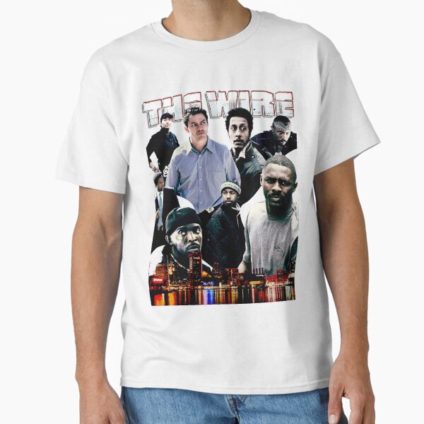 Item preview, The Wire Vintage 90s Style Bootleg designed and sold by teejam.
