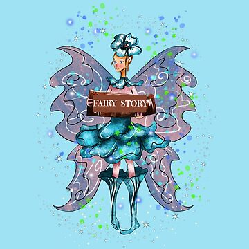 Artwork thumbnail, Felsie The Fairy Story Fairy™ by TeelieTurner