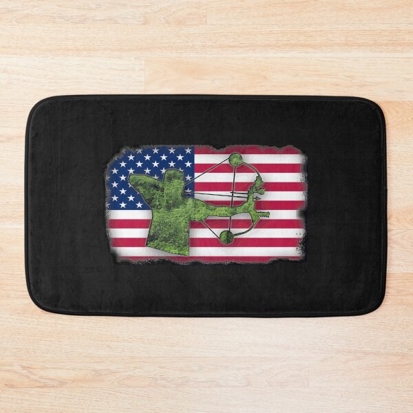 Item preview, Camo Bowhunting bow hunting American flag designed and sold by hookink.