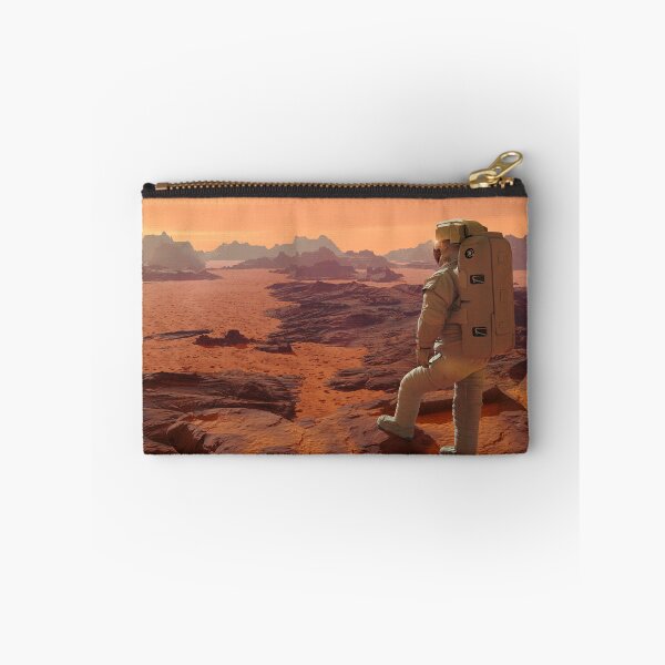 Item preview, astronaut on planet Mars watching the rising Sun designed and sold by DottedYeti.