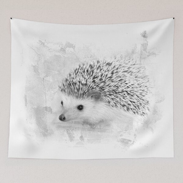 Item preview, Hedgehog BW designed and sold by Elisabeth Lucas.