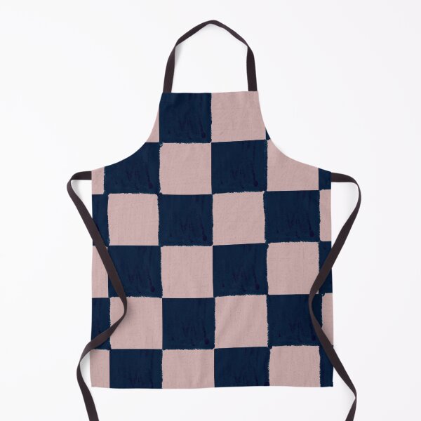 Item preview, Dusty Rose and dark blue checks - soft pastel designed and sold by BlertaDK.
