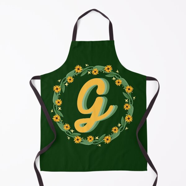Item preview, Monogram G Sunflower Wreath designed and sold by lulubeeart.