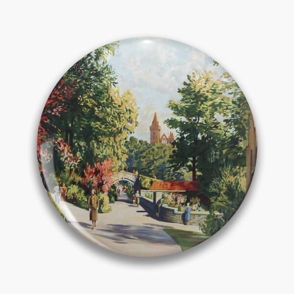 Item preview, Railway Poster Dunfermline designed and sold by stickart-marek.