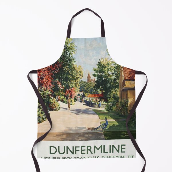 Item preview, Railway Poster Dunfermline designed and sold by stickart-marek.