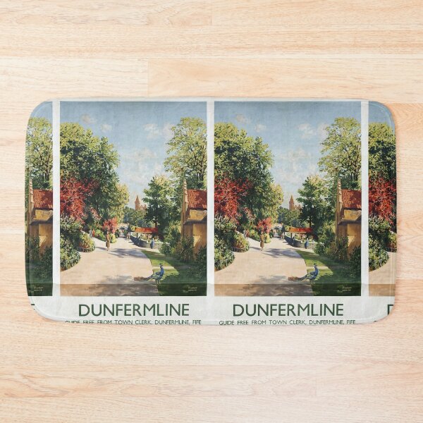 Item preview, Railway Poster Dunfermline designed and sold by stickart-marek.