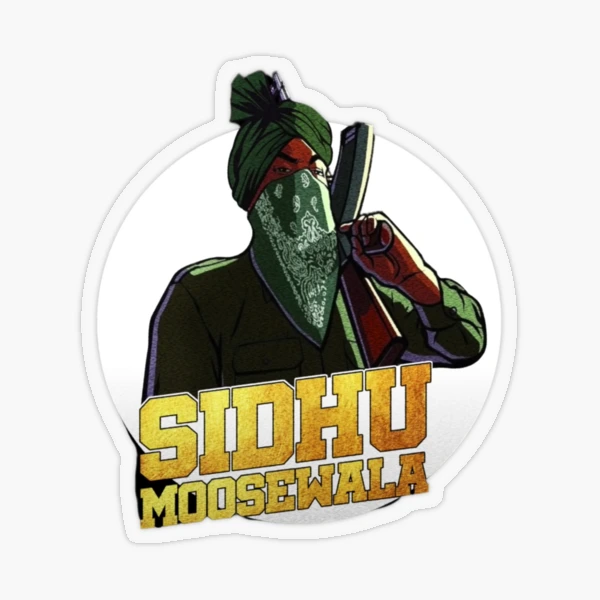 Sidhu Moosewala Sticker for Sale by DESI-WORKS